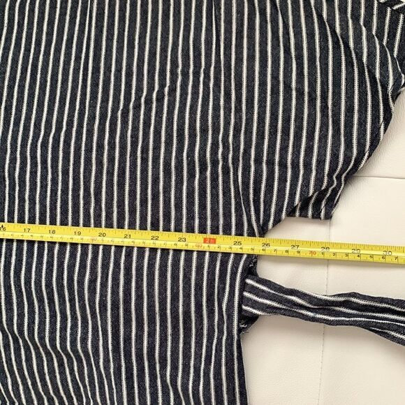 a new day Stripped Cotton Wrap w/Belt Women’s Shirt Top Size XXL - Picture 3 of 6